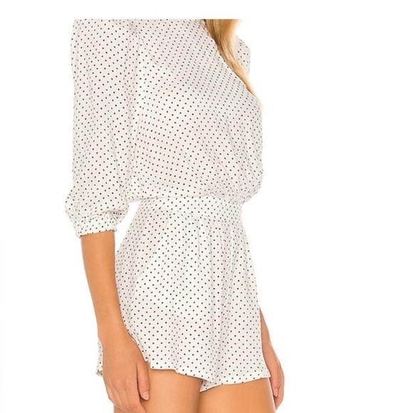 WeWoreWhat Polka Dot Balloon-Sleeve Romper size 2 NWT - Picture 1 of 7